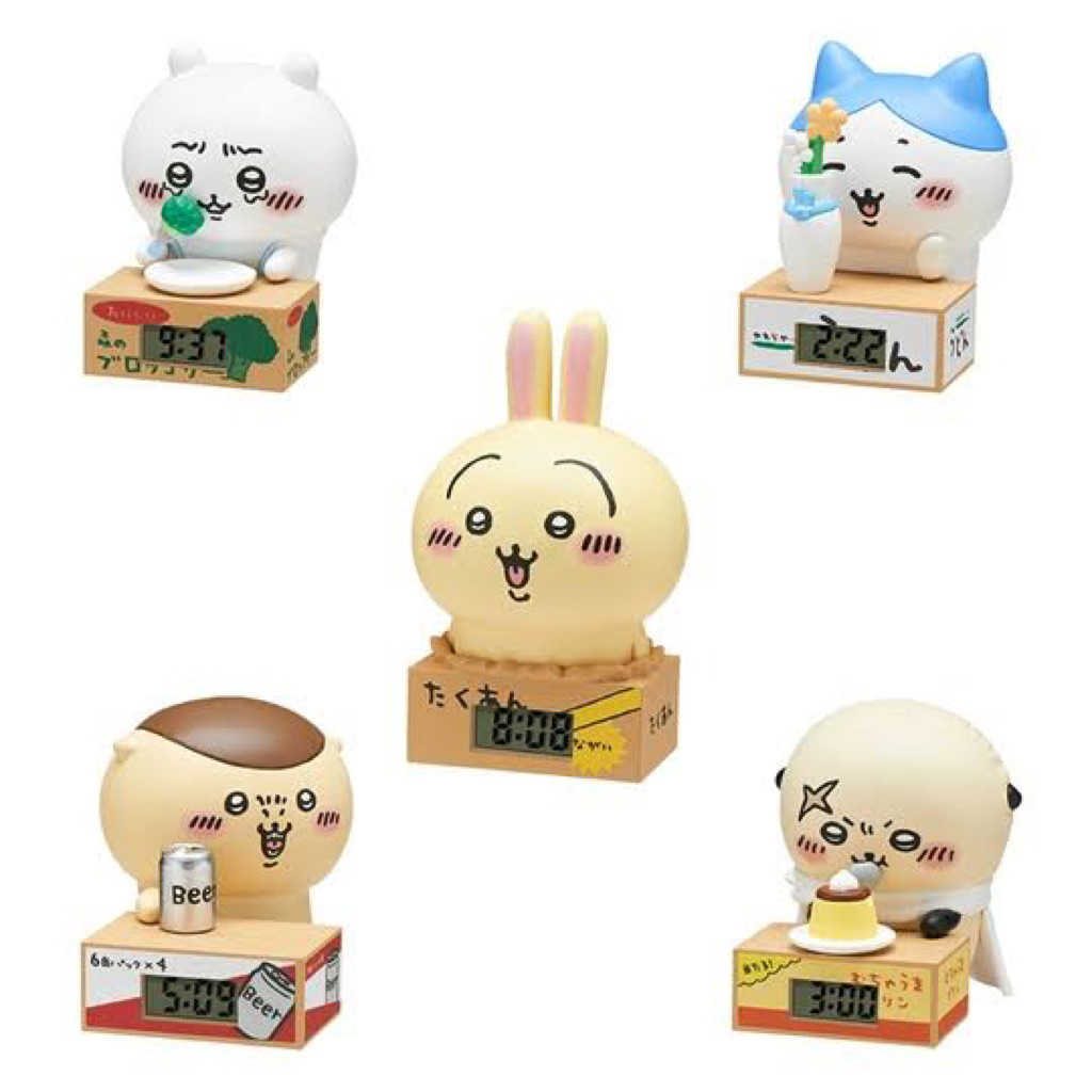 Jual chiikawa and friends clock gashapon jam meja mini chikawa ...