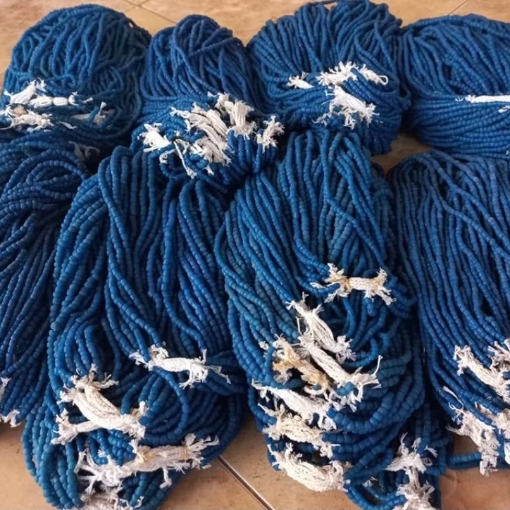 Jual Manik Biru Afrika (Manik Blue Raja, Indopasific Beads, Manik ...