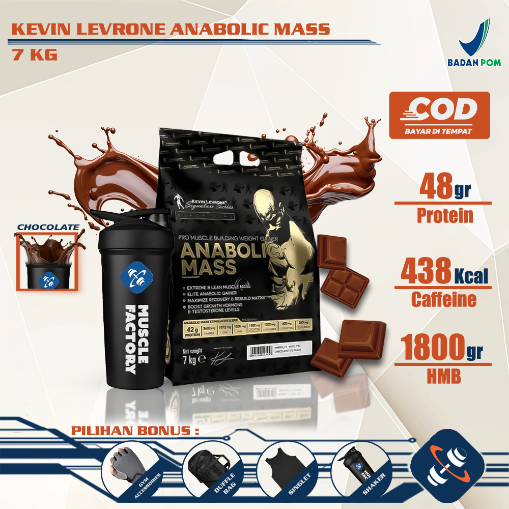 Jual Kevin Levrone Anabolic Mass Gainer 7kg | Shopee Indonesia