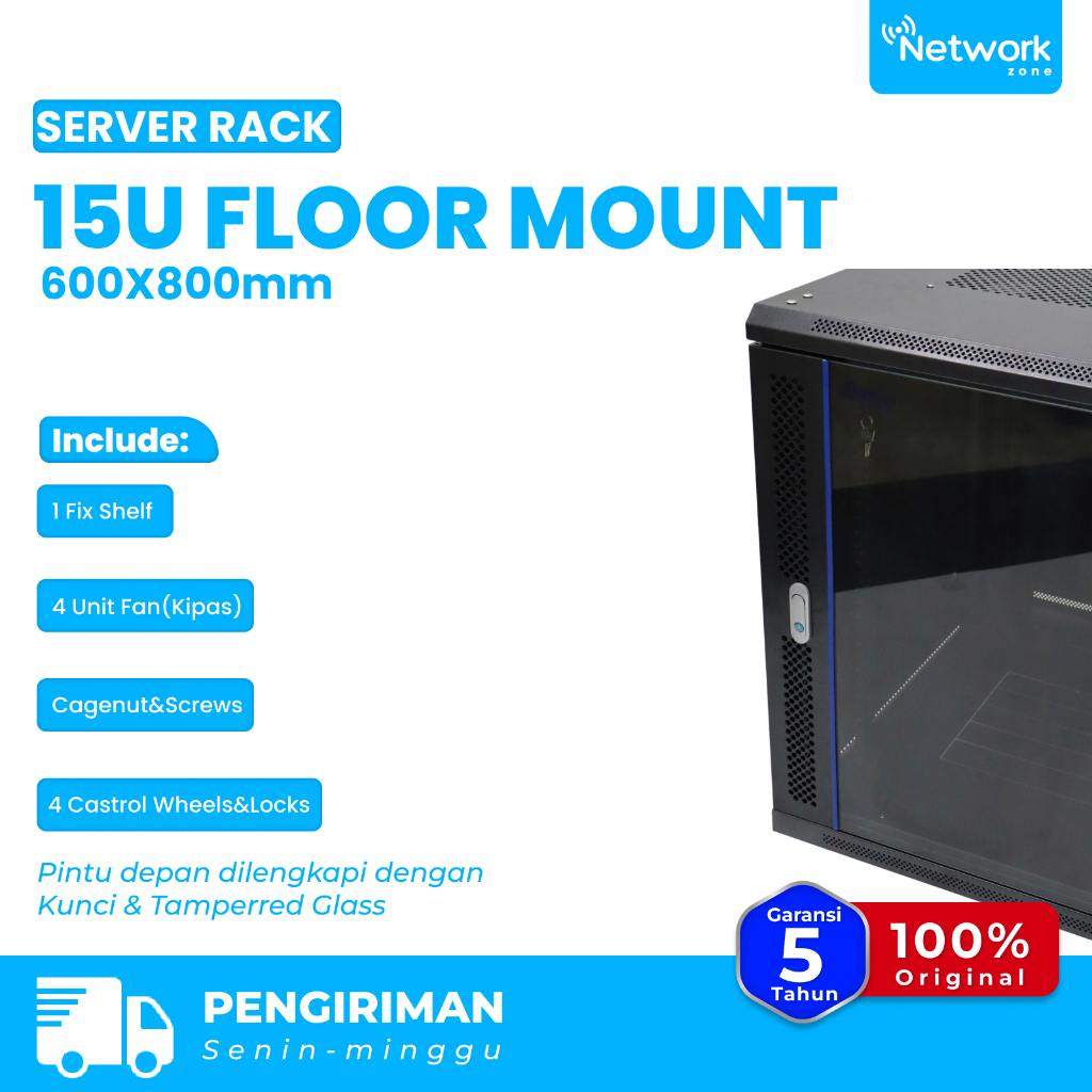 Jual Rack Server 15U Floor Mount Rack 600x800mm | Shopee Indonesia