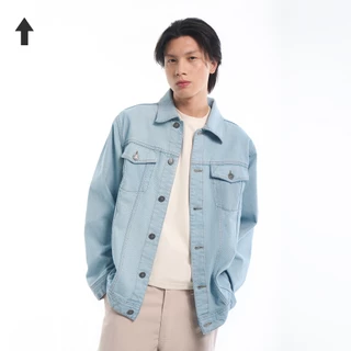 M231 Shift Jaket Denim Pria Light Blue 0999B