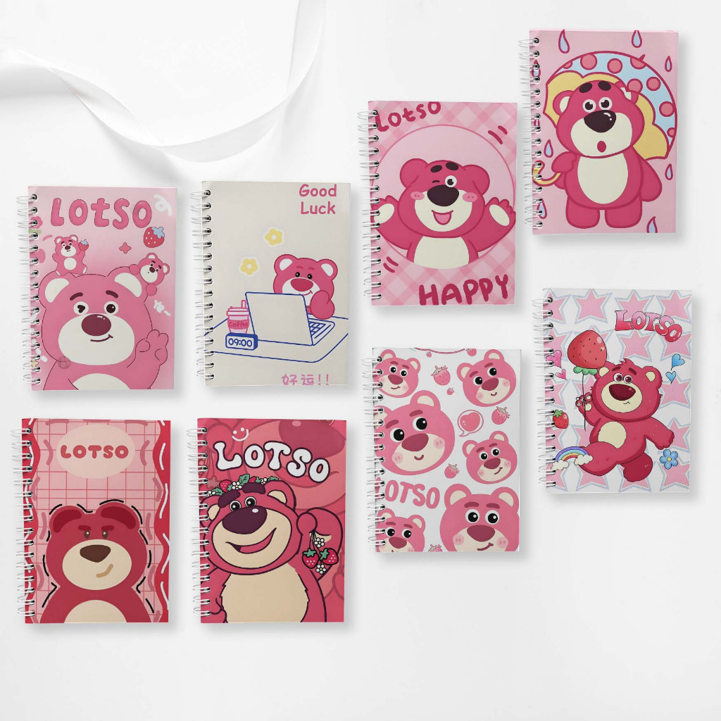 Jual Note Book Spiral Large (10 cm X 14 cm) Edisi Lotso / Notebook A6 ...