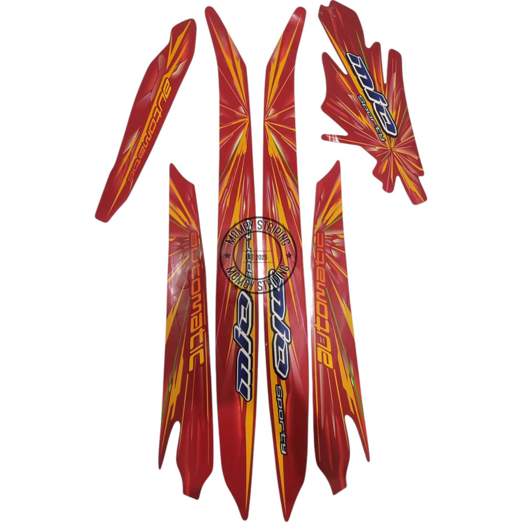 Jual STIKER STRIPING MIO 2008 MERAH | Shopee Indonesia