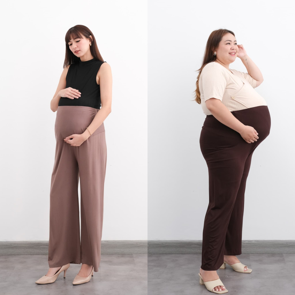 DYCY Celana Kulot Hamil Spandex Adem Jumbo