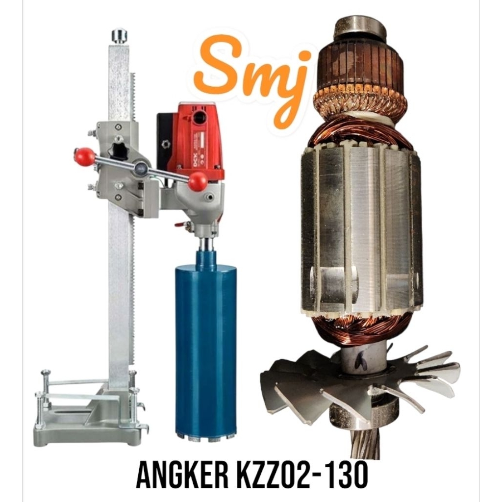 Jual angker kzz02-130 armature mesin koring dck armature mesin dck ...