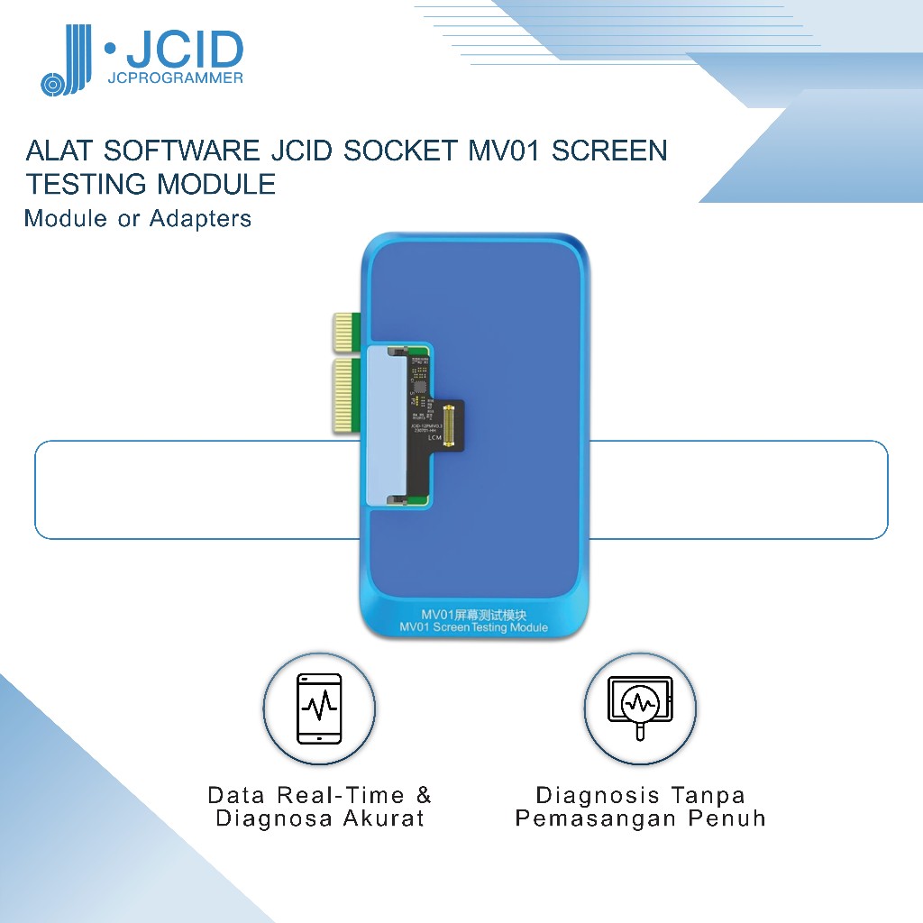 Jual ALAT SOFTWARE JCID SOCKET MV01 SCREEN TESTING MODULE | Shopee ...