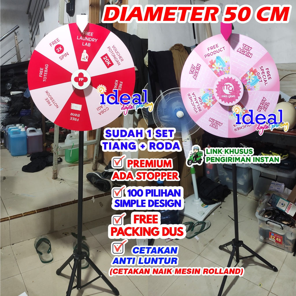 Jual Roda undian 50cm , Wheels of fortune spin wheel lucky spin lucky ...