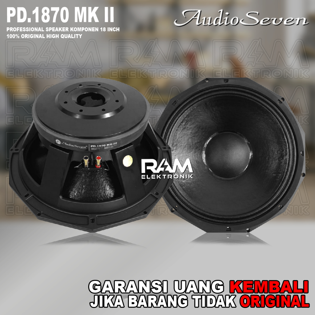 Jual Komponen Componen Speaker Audio Seven PD 1870 Original | Shopee ...