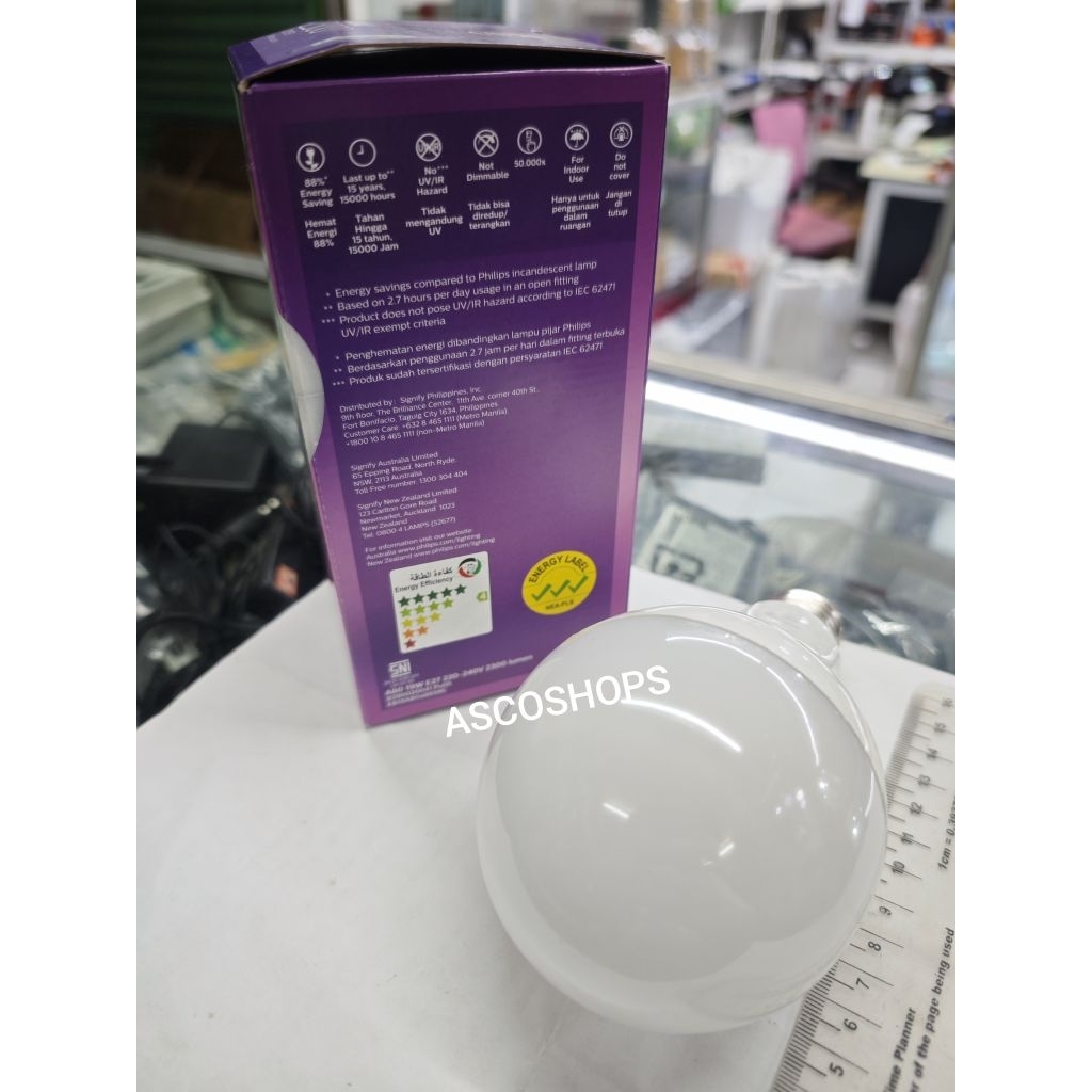 Jual Lampu LED Philips 19Watt putih bohlamp Philip cool daylight 19 W ...