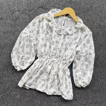 Flower Blouse Bunga Blouse Korean Style Vintage Baju Atasan Wanita