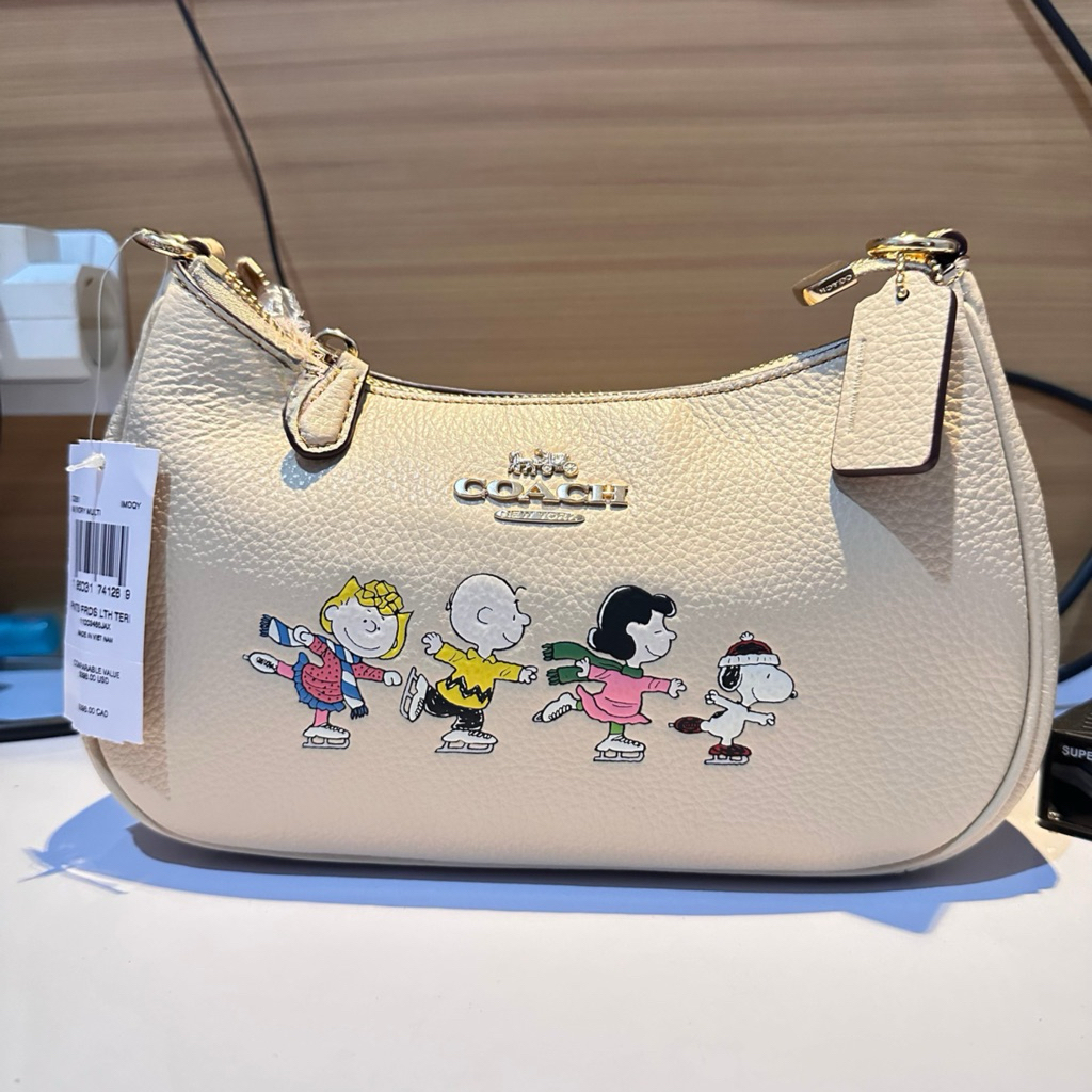 COACH X PEANUTS TERI XBODY ORIGINAL GUCCI DIONYSUS MEDIUM SHOULDER BAG  tas wanita selempang tas snoopy selempang Tas Coach 100% original