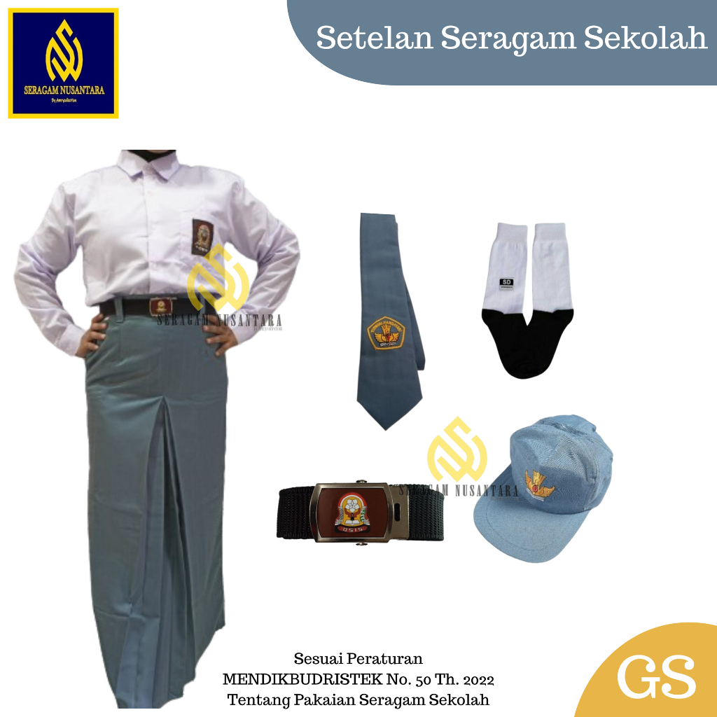 jual-paket-seragam-sma-perempuan-lengkap-baju-panjang-rok-span