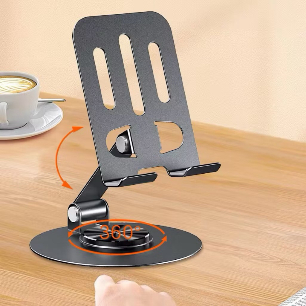 Jual MR Stand Holder HP Metal Rotasi 360 Dudukan Ponsel Bahan Full Besi ...