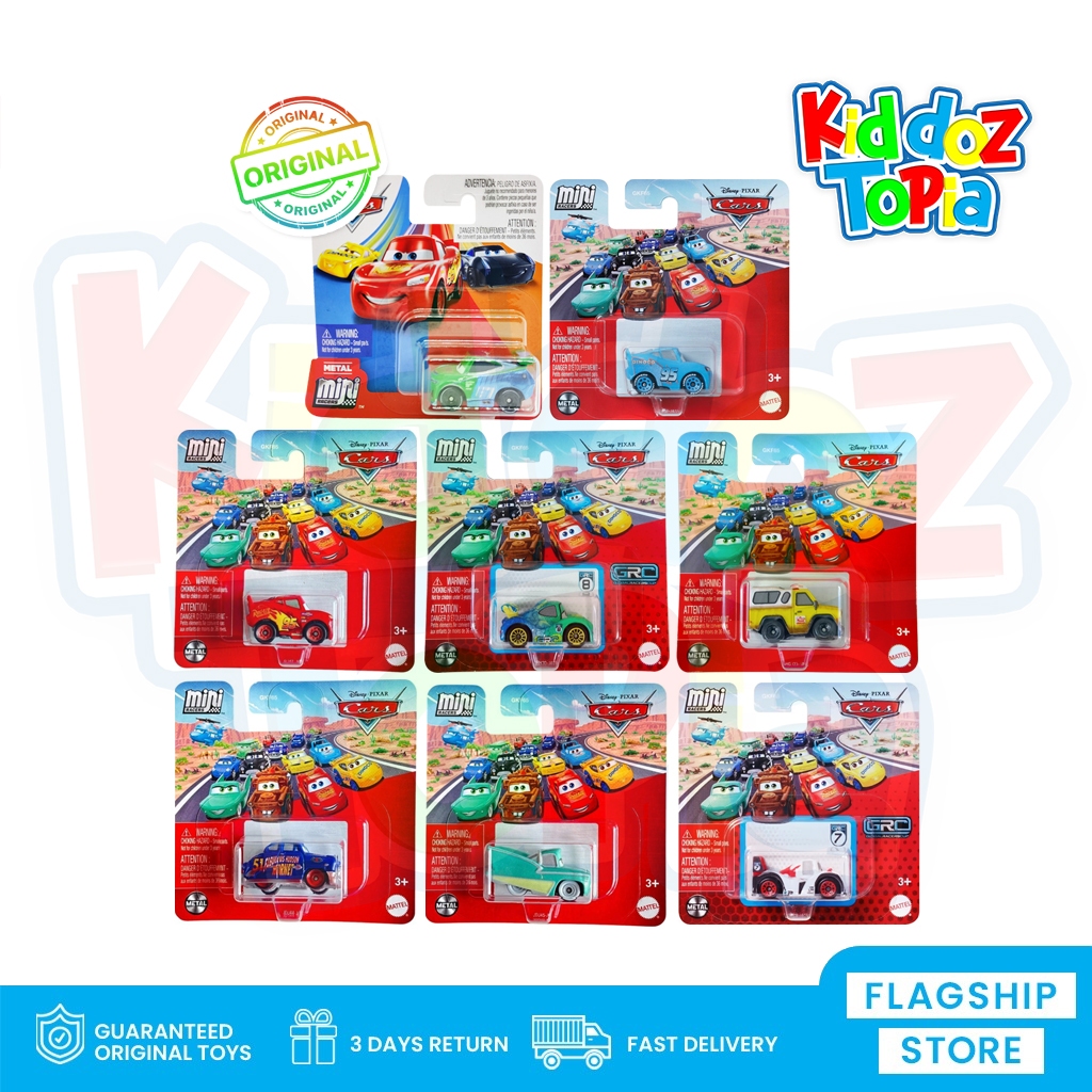 Jual Disney Pixar CARS MINI RACER Singles BLISTER Asst GKF65 GLC ...
