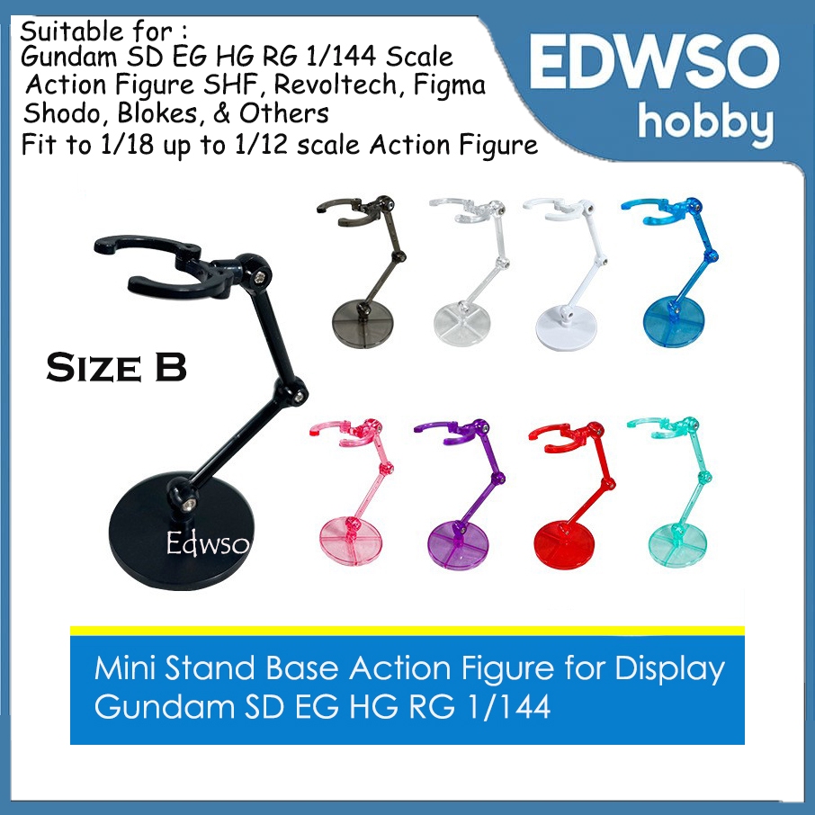 Jual Stand Base Action Figure Gundam SD HG RG 1/144 SHF Base Lingkaran ...