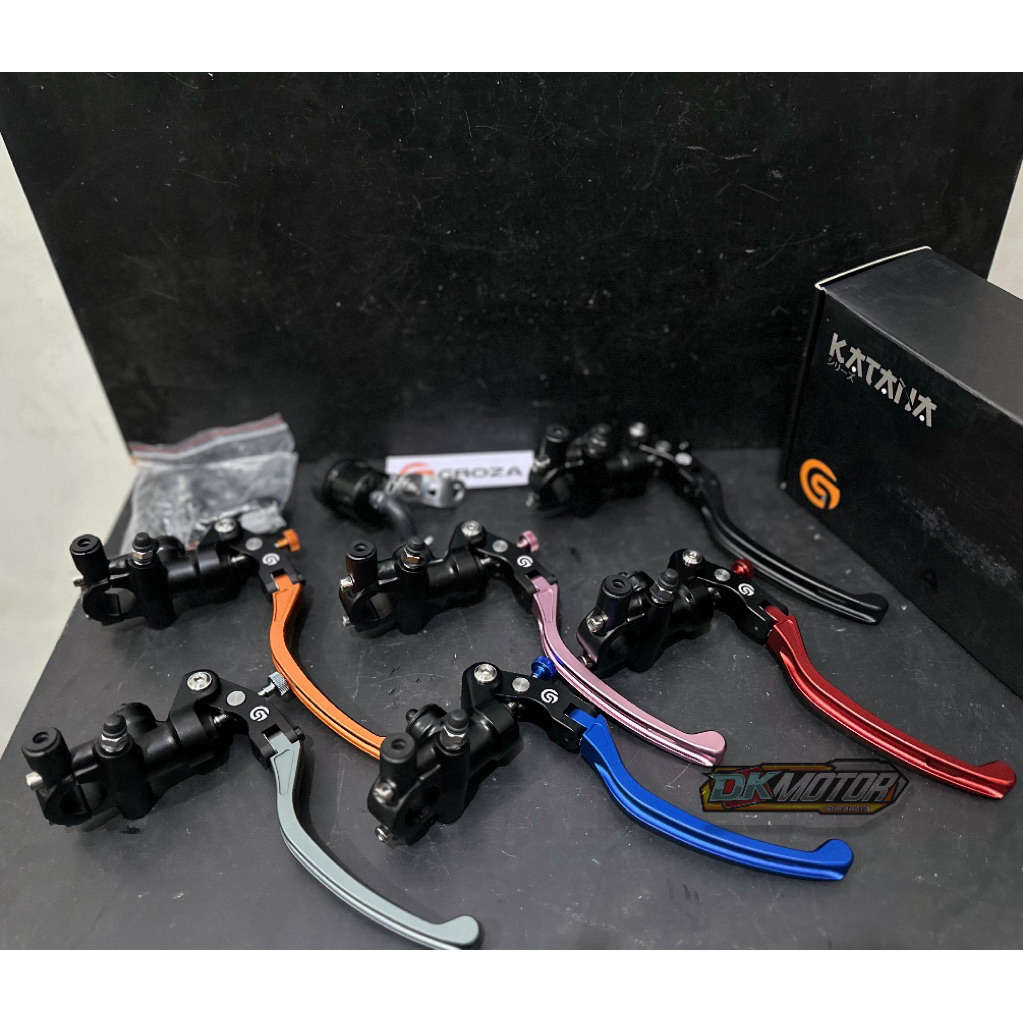 Jual Master Rem set Handle Handel Kopling Brake Pump Groza Katana V2 ...