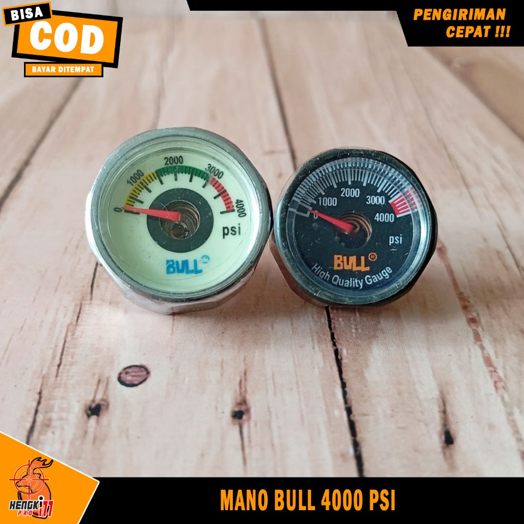 Jual Manometer Tekanan Angin Mano 4000 PSI Pengukur Tekanan Drat M10x1 ...