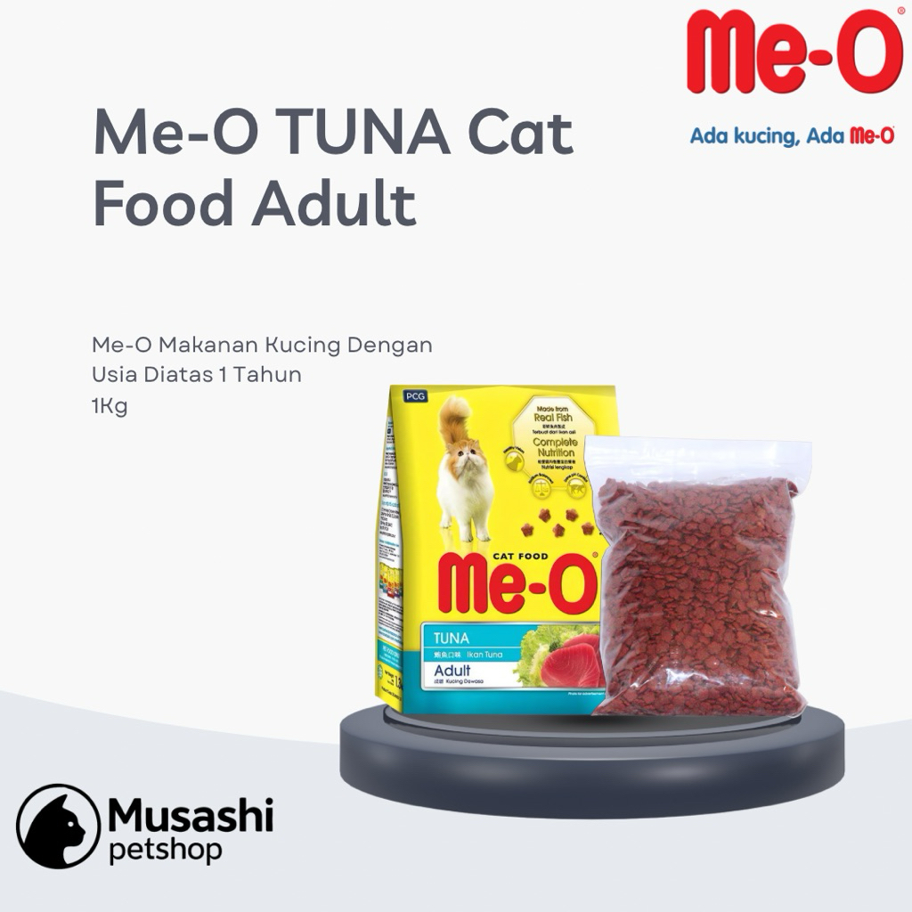 Jual Me-O Adult, Kitten, Persian makanan kucing 1kg | Shopee Indonesia