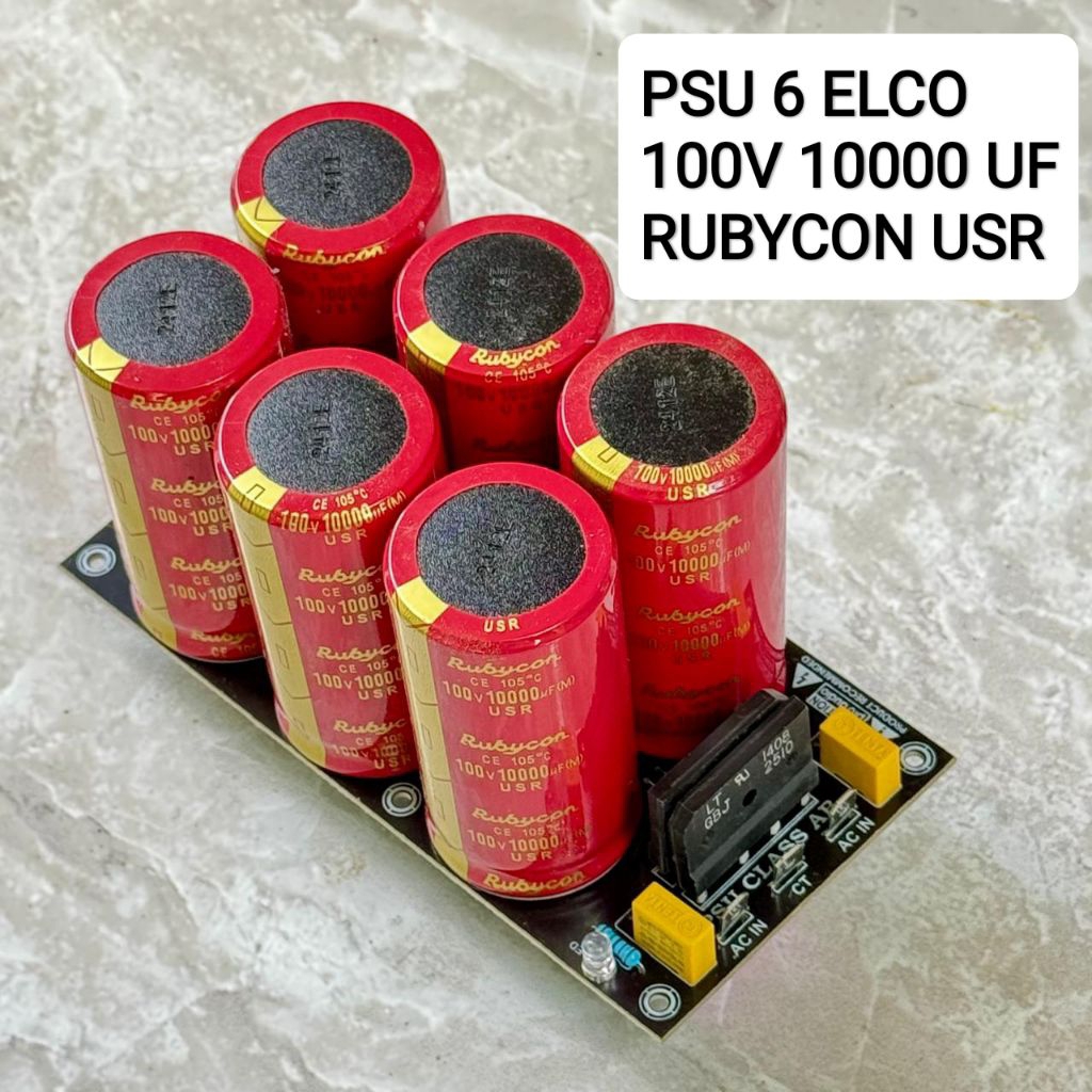 Jual Psu 6elco rubycon usr 100v 10000uf rubycon USR | Shopee Indonesia