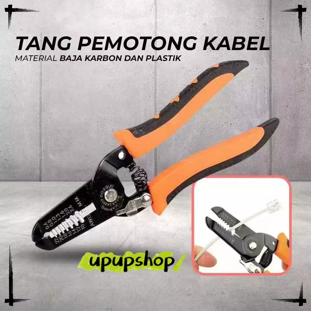 Jual Tang Kupas Potong Kabel 6 Inch Pemotong Wire Stripper 4in1 Cutter ...