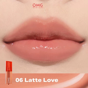 OMG OH MY GLAM GLASSY LIP TINT ( 2 G ) Moisturizing Liptint Warna Intense Tahan 12 Jam Skincare