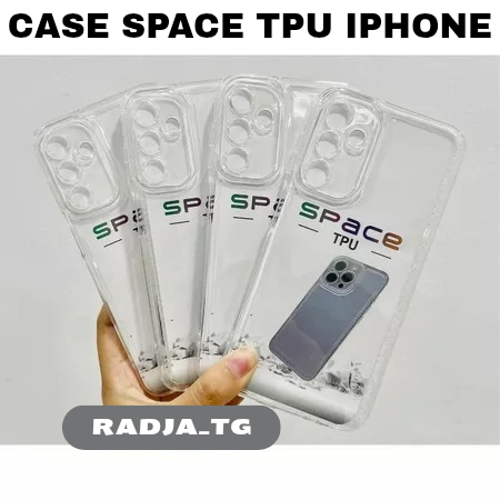 [ADA HARGA GROSIR] SOFTCASE BENING TPU BENING IPHONE 11 12 13 14 15 PRO MAX 16 PROMAX 17 PROMAX X XR XS Max 7 8 Plus SE 2 3 Gen Casing Silikon iPhone Bening Transparan Tebal Case Iphone Space Tpu Silicon Camera Protection Anti kuning