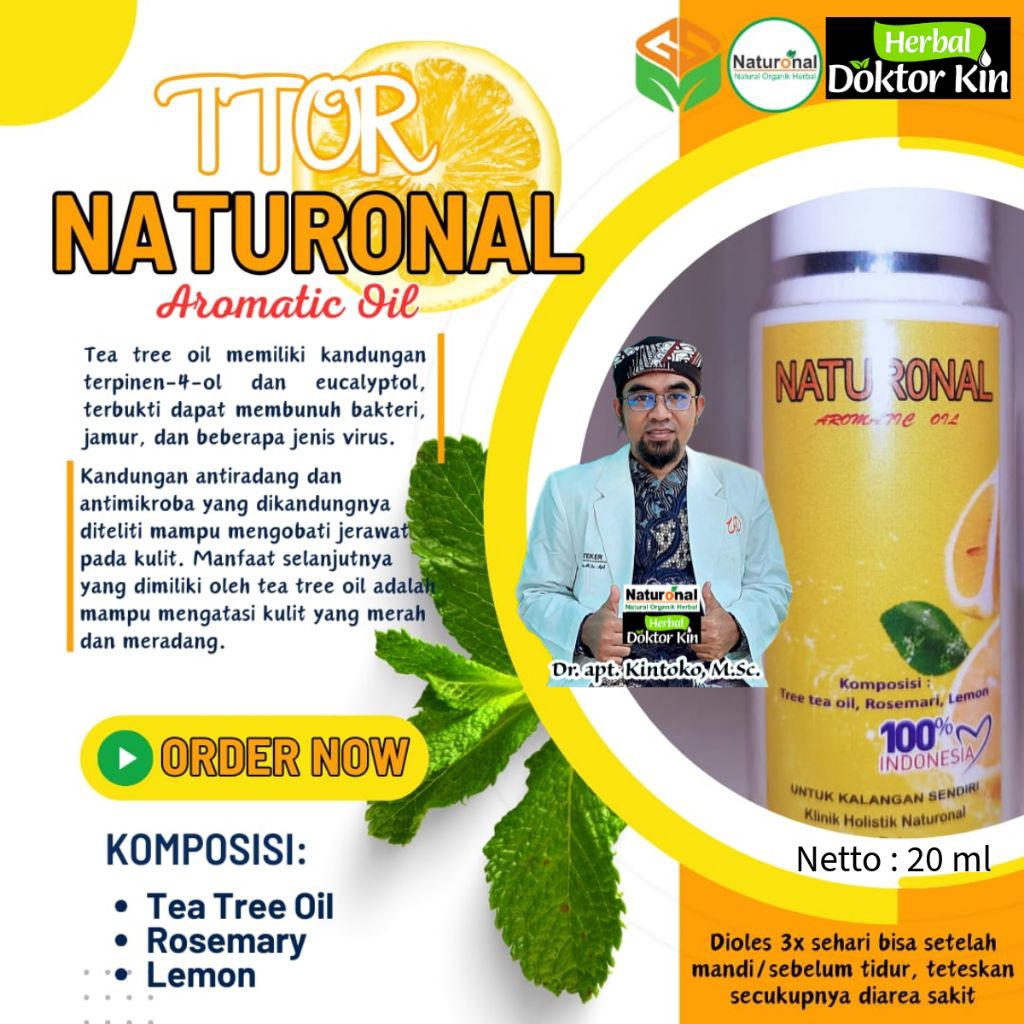 Jual TTOR OIL 20 ml (mengobati masalah kulit : herpes, giduhan, gatal ...