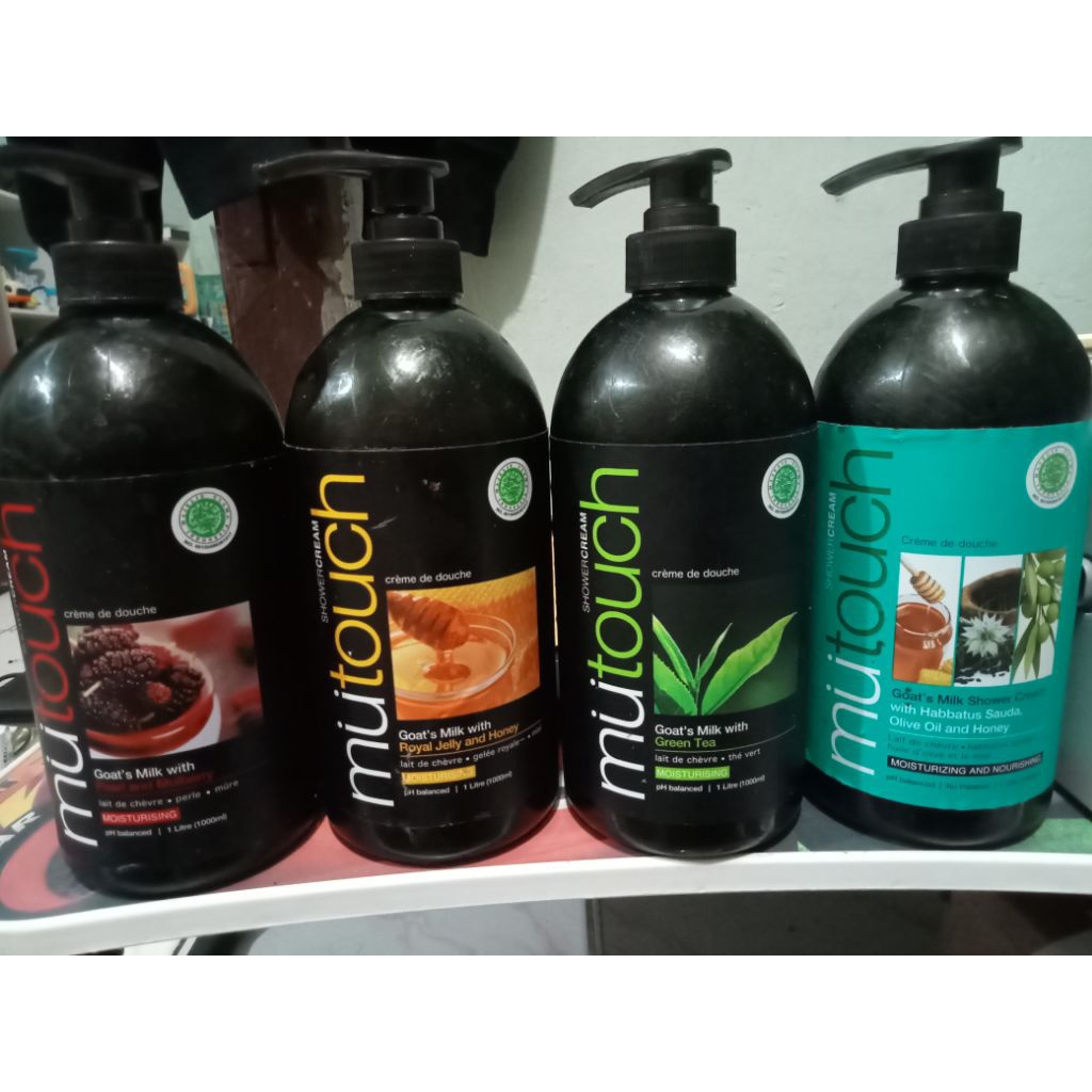 Jual Mutouch Shower Cream Goat's Milk 1 Liter | Shopee Indonesia