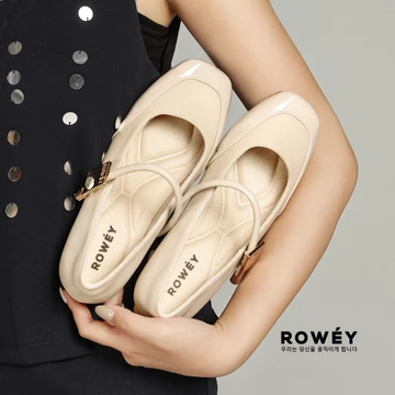 Rowey Sepatu Wanita Flat Shoes Korea Sepatu Mewah Azuki