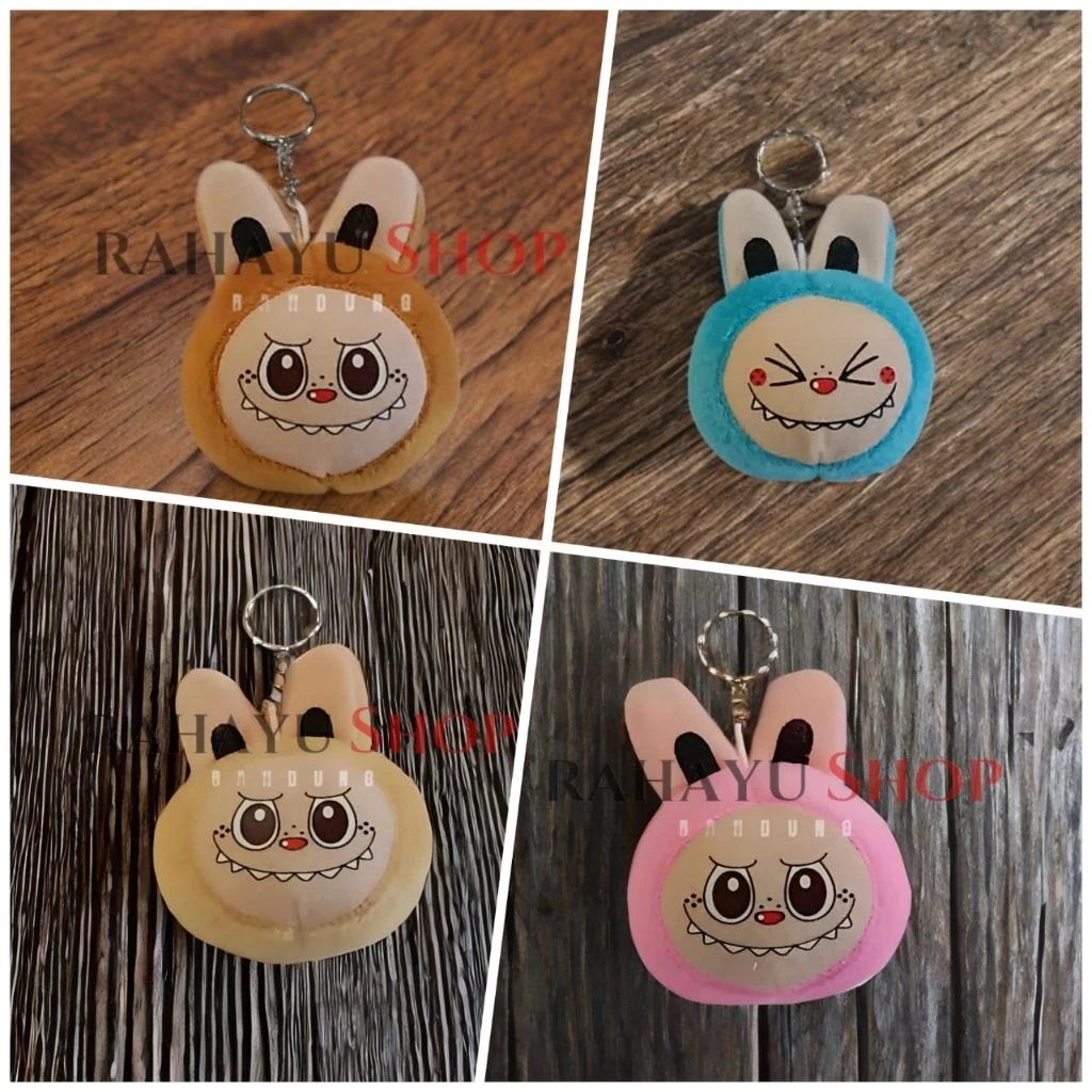 Gantungan Kunci Viral Kepala Labubu/boneka lucu/gantungan tas