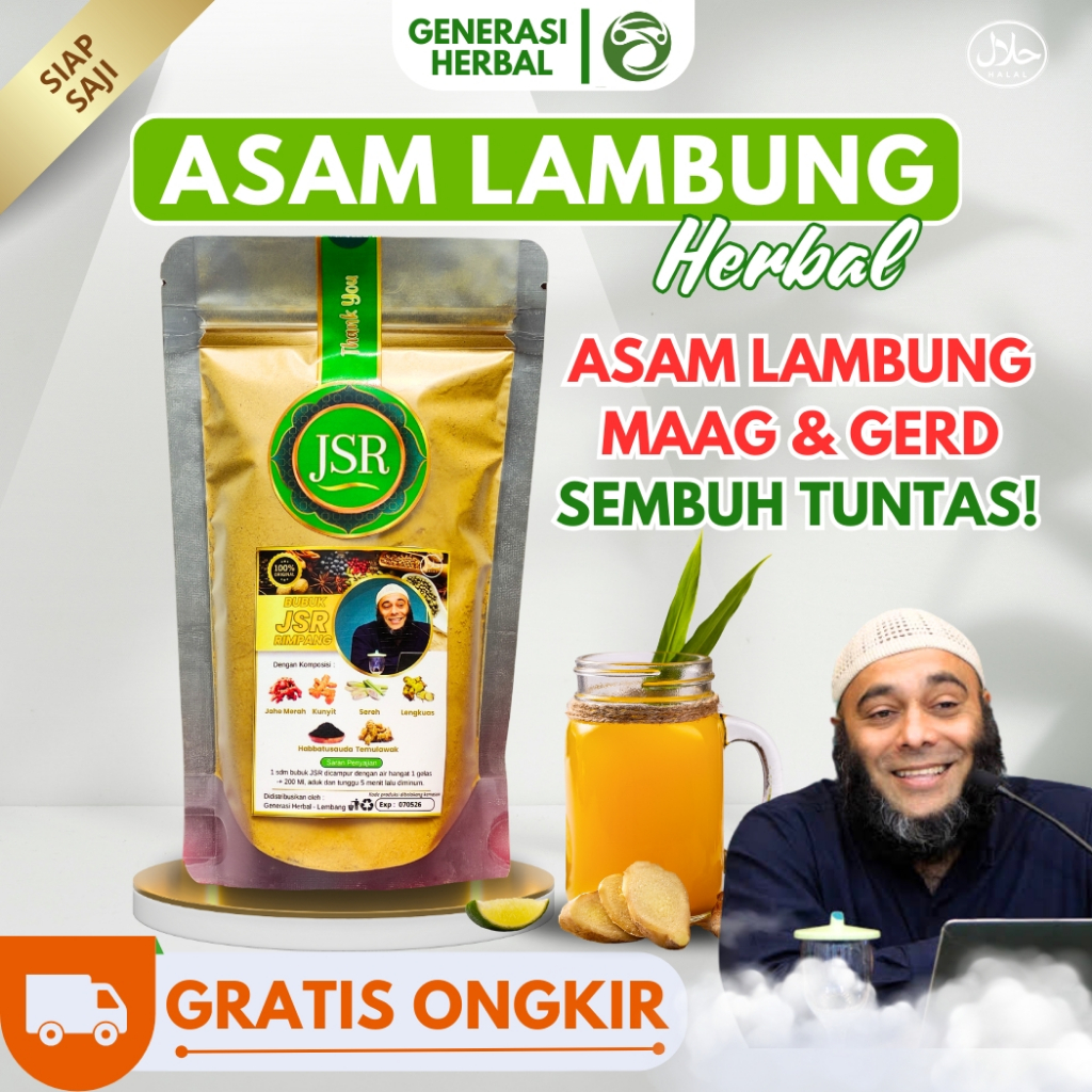 Herbal Asam Lambung Herbal untuk Maag Gerd & Asam Lambung Kunyit Asam Lambung Ampuh Original