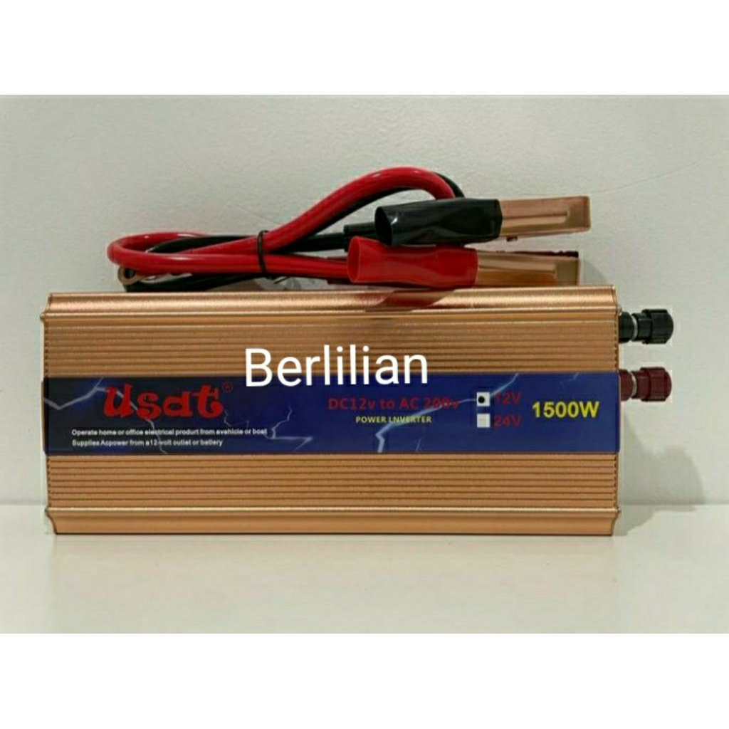 Jual Power Inverter 1500W DC 12V to AC 220V / Inverter 1500watt DC 12V ...