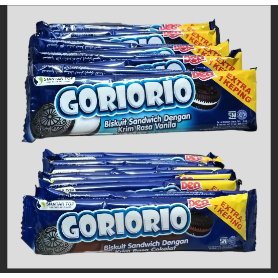 Jual Goriorio 1000 Go Rio Rio Siantar Top Biskuit Oreo (1 pak isi 10 ...