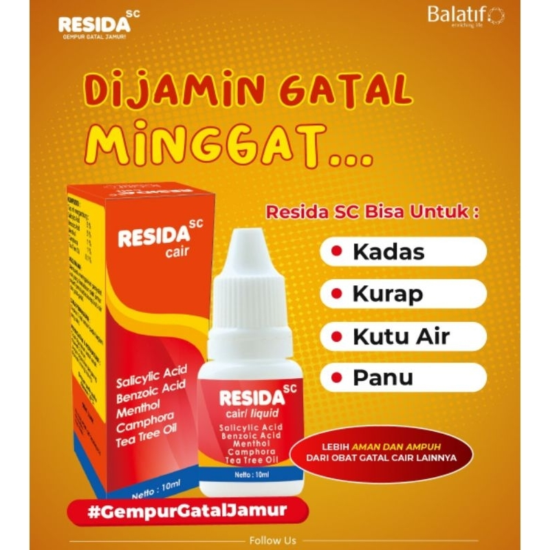 Jual Resida Obat Panu Cair Original 10ml - Obat Penghilang Panu Di ...