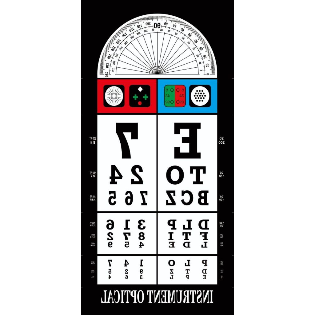 Jual ototip tes mata / snellen elektrik remote / snellen chart eye ...