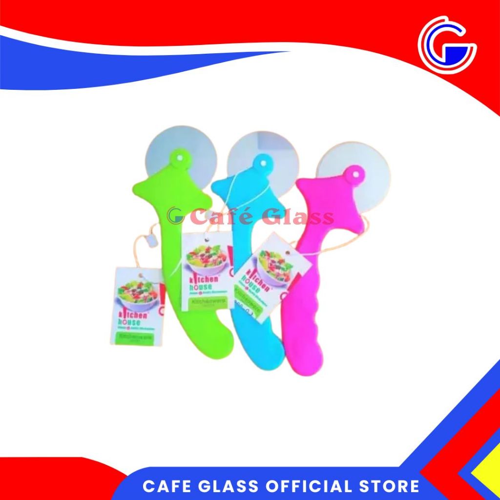 Pemotong Pizza - Pizza Cutter - Pisau Bulat Pemotong Kue - Pizza Roller Pu-0387