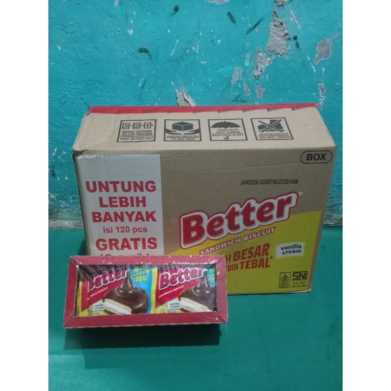 Jual Roma better bigger 1 karton isi 12 box | Shopee Indonesia