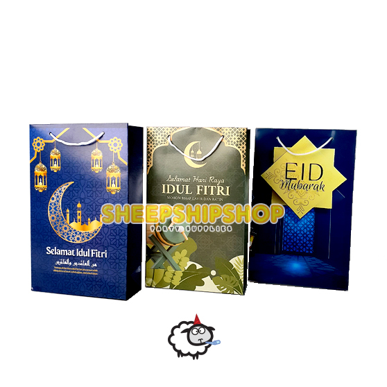 TAS KERTAS IDUL FITRI / Tas Lebaran Kantong Bingkisan Parcel Ramadhan