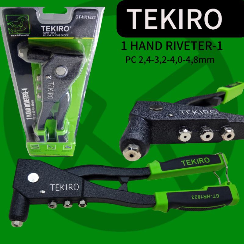 Jual Riveter TEKIRO Original, tang rivet, PC 2,4-3,4-4,0- 4,8mm ...