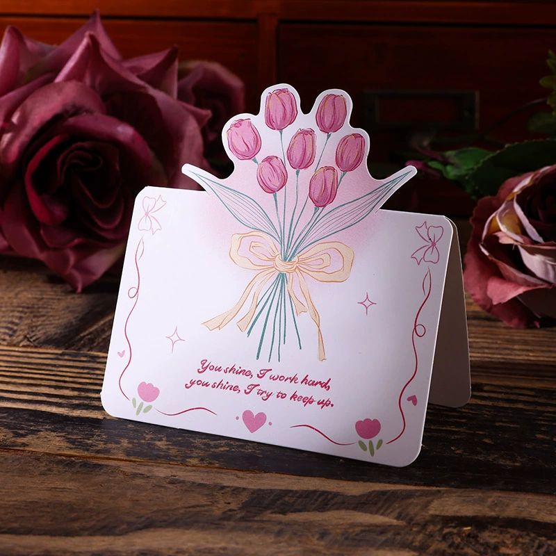 Jual SK 421 - Kartu ucapan motif bunga / kartu hadiah motif bunga ...