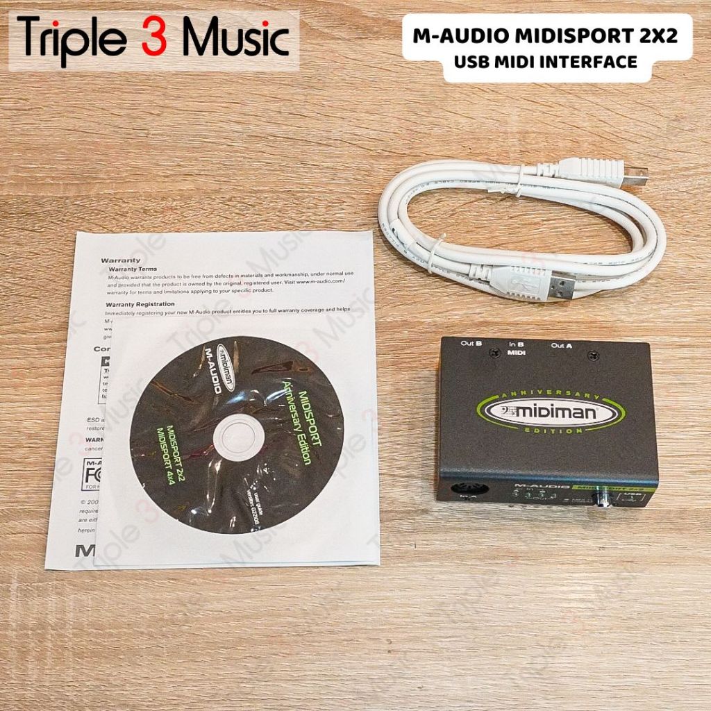 Jual M-Audio Avid USB Midisport 2X2 Midi Interface MIDIMAN | Shopee ...