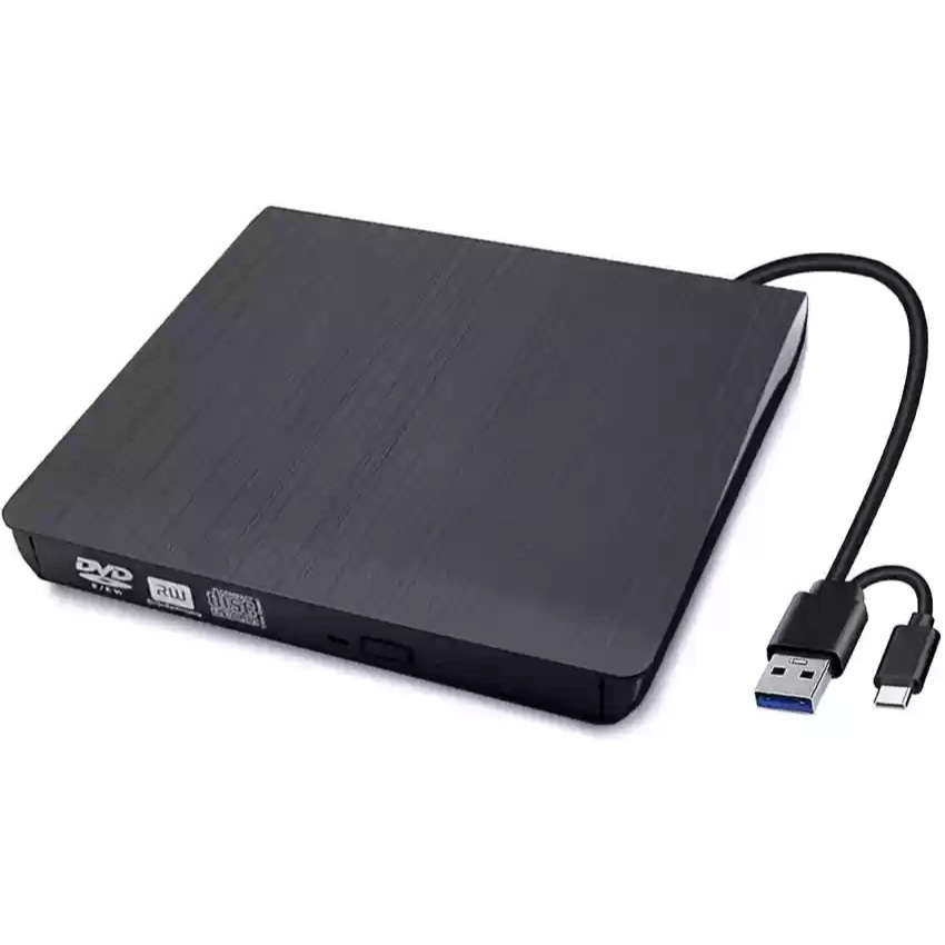 Jual DVD RW Burner External Optical Drive CD/DVD ROM USB 3.0 + USB Type ...