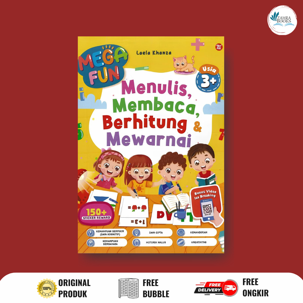 Jual BUKU MEGA FUN – Menulis, Membaca, Berhitung & Mewarnai by Laela ...