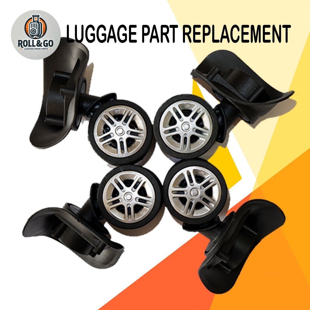 Jual Roda Koper Double Wheel 1 set isi 4 pcs| 360 derajat putar | Bahan ...