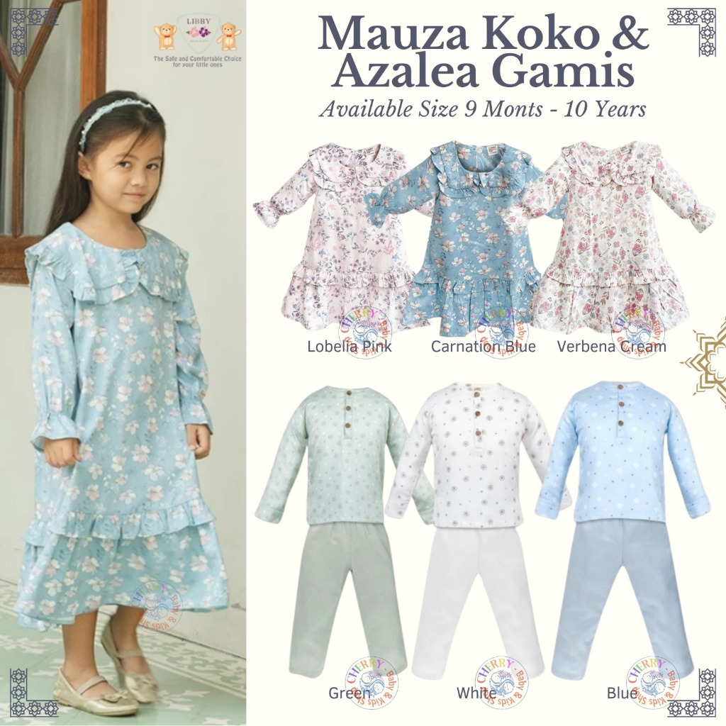 Jual Libby 9 Bulan - 10 Tahun Koko Mauza & Gamis Azalea / Baju Lebaran ...