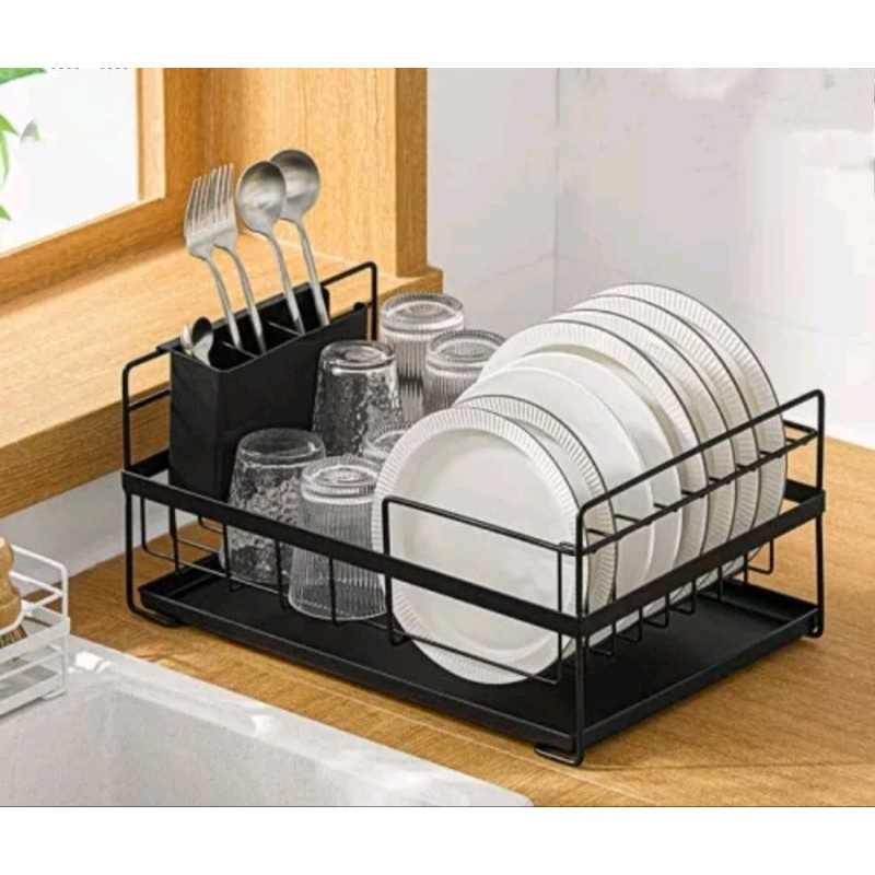 Jual Rak Piring Minimalis Nordic Style, Rak Peniris Piring Wastafel ...