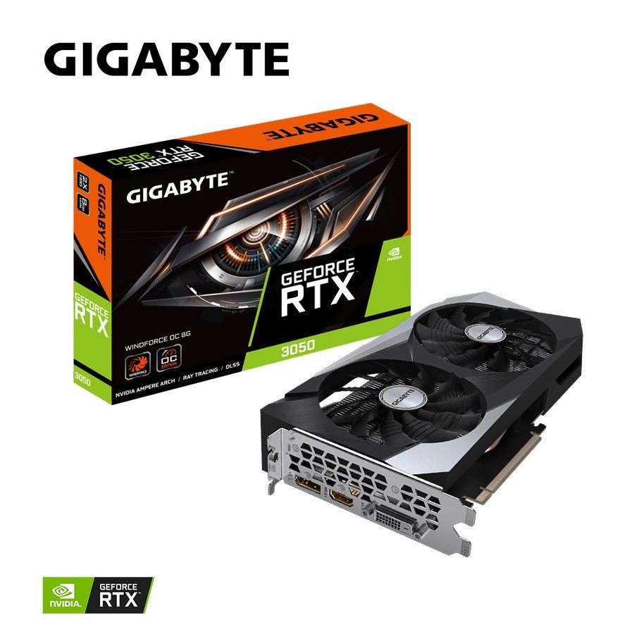 Jual GIGABYTE GEFORCE RTX 3050 WINDFORCE OC 8GB GDDR6 NVIDIA / 3050 ...