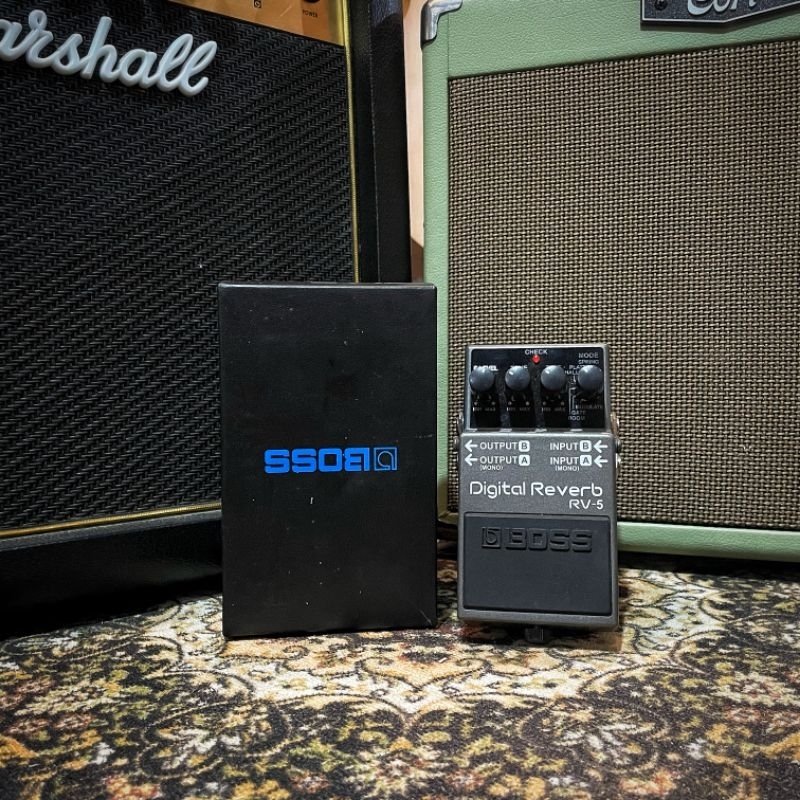 Jual Boss RV-5 RV5 Digital Reverb Efek Gitar Reverb Boss | Shopee Indonesia