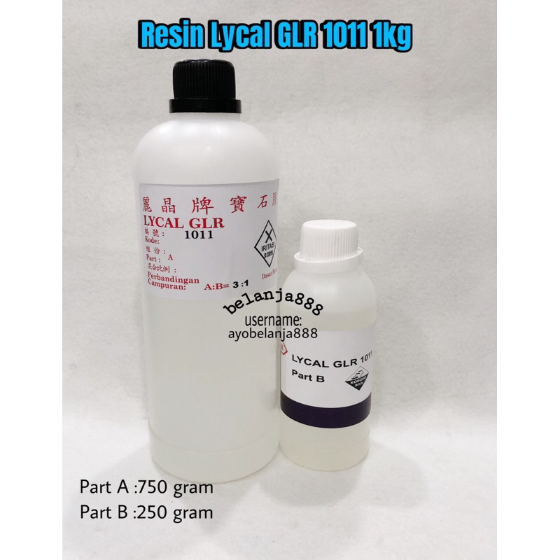 Jual Resin bening lycal keras 1011 | Shopee Indonesia