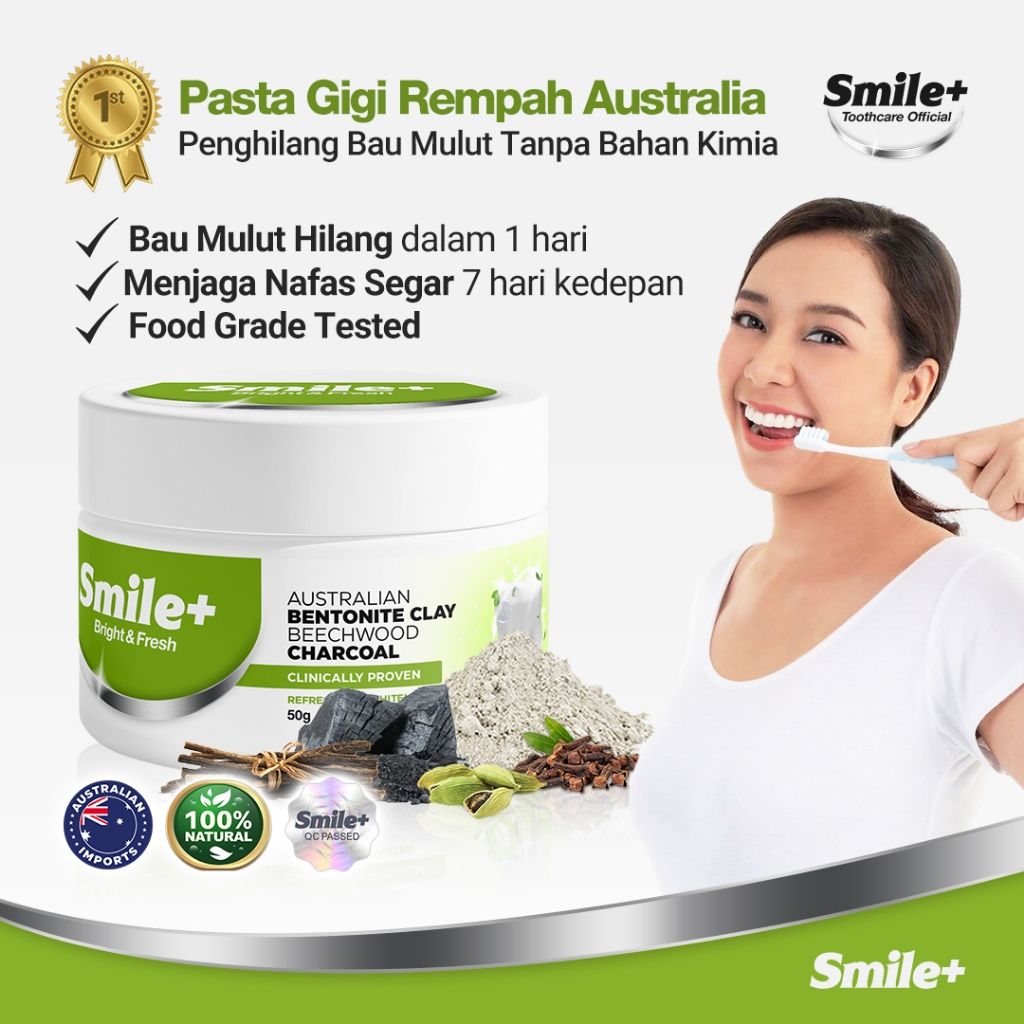 Jual [PASTA GIGI ALAMI] Pasta Gigi Penghilang Bau Mulut Dari Rempah